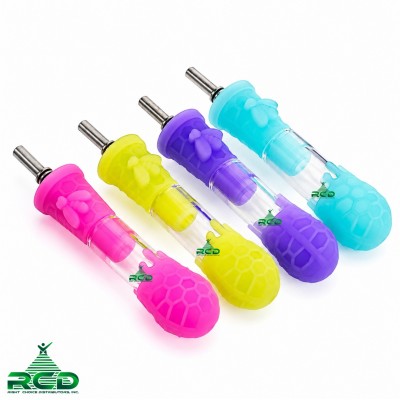 SILICONE NECTOR COLLECTOR GLOW IN DARK HONEYBEE COMB NCS305 1CT